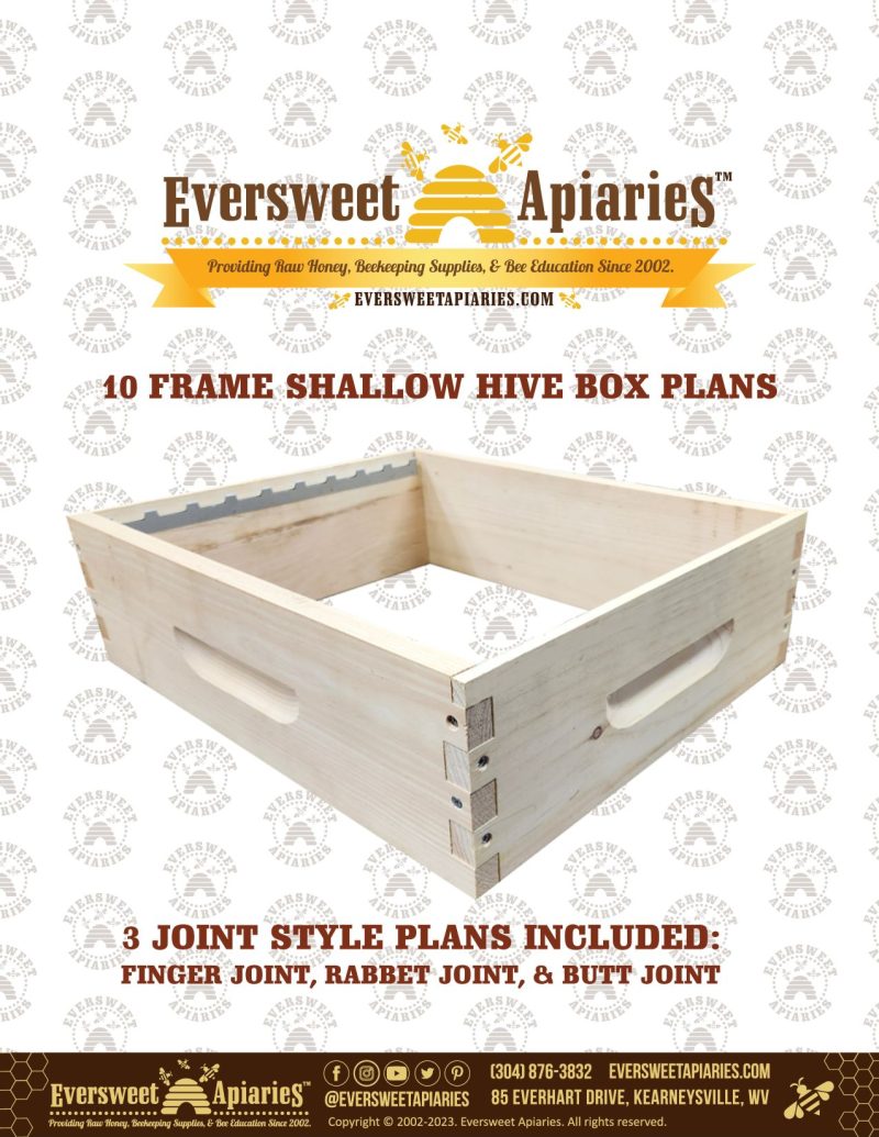 10 Frame Shallow Hive Box Plans