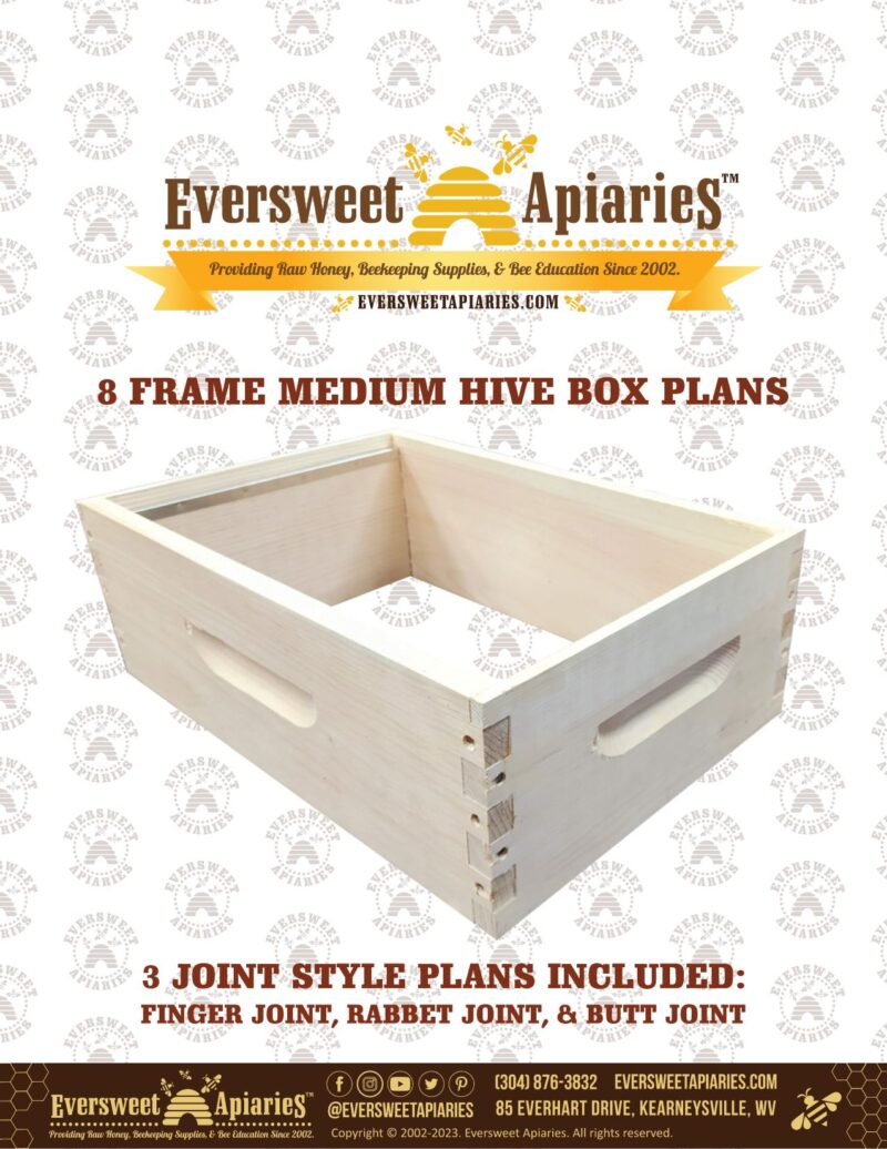 honey1005ページ 8 Frame Medium Hive Box Plans – Eversweet Apiaries