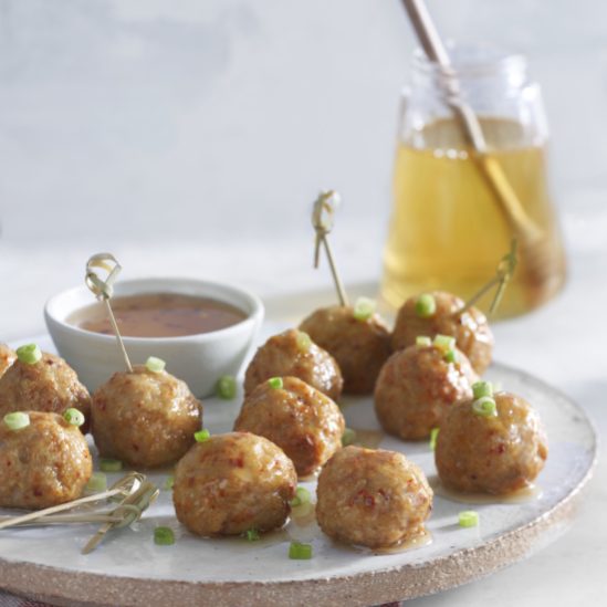 Hot Honey Chicken Meatballs