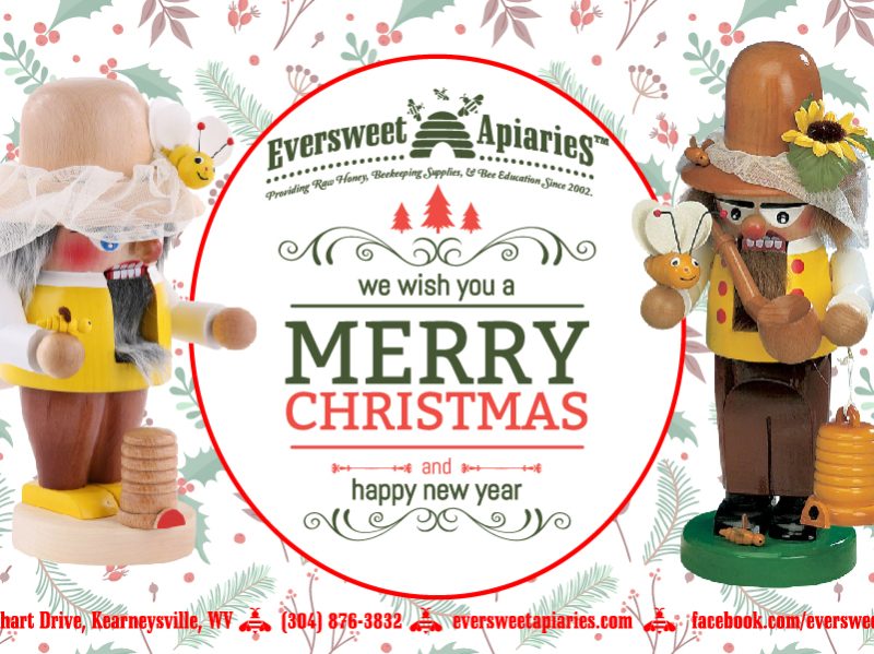 Merry Christmas  Gift Card – Beekeeper Nutcrackers