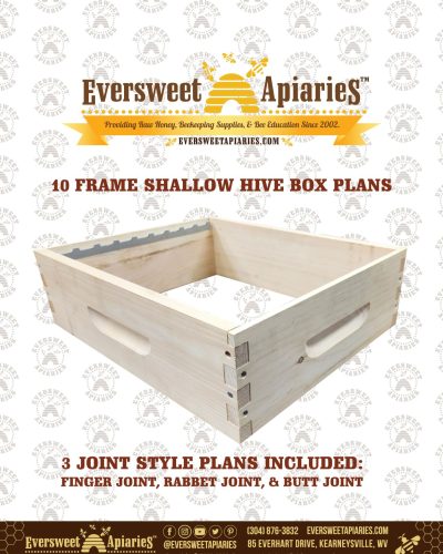 10 Frame Shallow Hive Box Plans